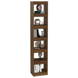 NNEVL Book Cabinet/Room Divider Brown Oak 40x30x198 cm