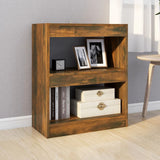 NNEVL Book Cabinet/Room Divider Smoked Oak 60x30x72 cm