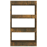 NNEVL Book Cabinet/Room Divider Smoked Oak 60x30x103 cm Engineered Wood