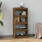 NNEVL Book Cabinet/Room Divider Brown Oak 60x30x135 cm Engineered Wood