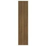 NNEVL Book Cabinet/Room Divider Brown Oak 60x30x135 cm Engineered Wood