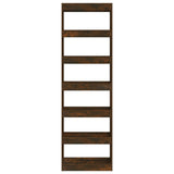 NNEVL Book Cabinet/Room Divider Smoked Oak 60x30x198 cm