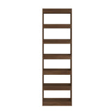 NNEVL Book Cabinet/Room Divider Brown Oak 60x30x198cm