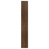 NNEVL Book Cabinet/Room Divider Brown Oak 60x30x198cm