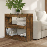 NNEVL Book Cabinet/Room Divider Smoked Oak 80x30x72 cm