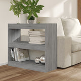 NNEVL Book Cabinet/Room Divider Grey Sonoma 80x30x72 cm