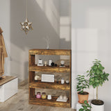 NNEVL Book Cabinet/Room Divider Smoked Oak 80x30x103 cm Engineered wood
