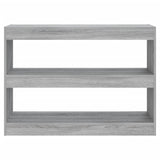 NNEVL Book Cabinet/Room Divider Grey Sonoma 100x30x72 cm
