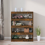 NNEVL Book Cabinet/Room Divider Smoked Oak 100x30x135 cm