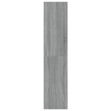 NNEVL Book Cabinet/Room Divider Grey Sonoma 100x30x135 cm