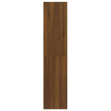 NNEVL Book Cabinet/Room Divider Brown Oak 100x30x135 cm
