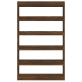 NNEVL Book Cabinet/Room Divider Brown Oak 100x30x166 cm