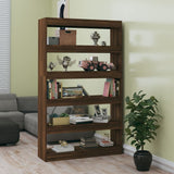 NNEVL Book Cabinet/Room Divider Brown Oak 100x30x166 cm