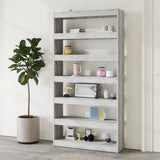 NNEVL Book Cabinet/Room Divider Grey Sonoma 100x30x198 cm Engineered wood