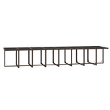 NNEVL 21 Piece Garden Dining Set with Cushions Brown Poly Rattan