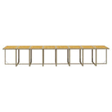 NNEVL 17 Piece Garden Dining Set with Cushions Beige Poly Rattan