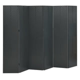 NNEVL 6-Panel Room Dividers 2 pcs Anthracite 240x180 cm Steel