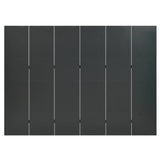 NNEVL 6-Panel Room Dividers 2 pcs Anthracite 240x180 cm Steel