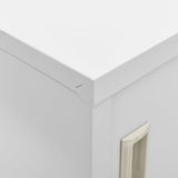 NNEVL Locker Cabinets 2 pcs Light Grey 90x45x92.5 cm Steel