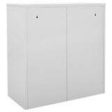 NNEVL Locker Cabinets 5 pcs Light Grey 90x45x92.5 cm Steel