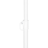 NNEVL Beach Umbrella with Side Walls Blue 215 cm