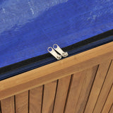 NNEVL Garden Box 150x50x55 cm Solid Wood Teak