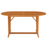 NNEVL Garden Table 160x85x75 cm Solid Wood Eucalyptus