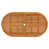 NNEVL Garden Table 160x85x75 cm Solid Wood Eucalyptus