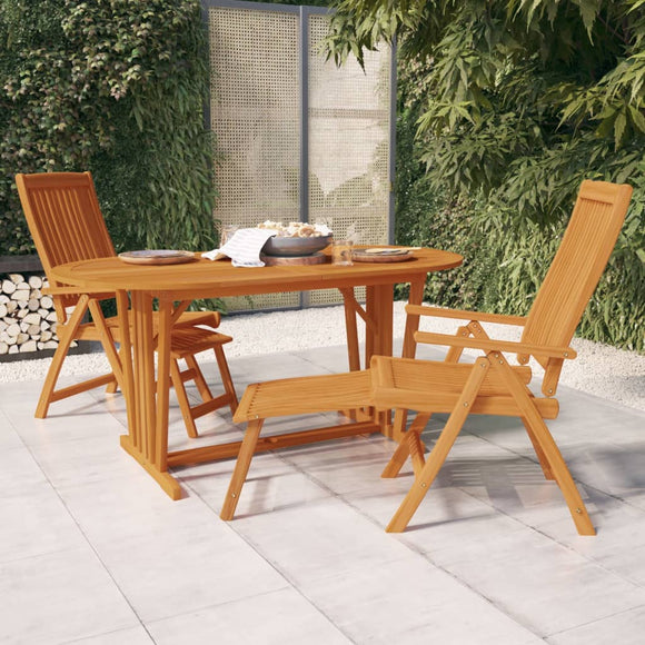 NNEVL Garden Table 160x85x75 cm Solid Wood Eucalyptus