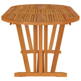 NNEVL Garden Table 200x100x75 cm Solid Wood Eucalyptus