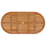 NNEVL Garden Table 200x100x75 cm Solid Wood Eucalyptus