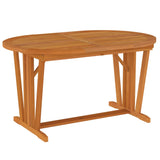 NNEVL Garden Table 200x100x75 cm Solid Wood Eucalyptus