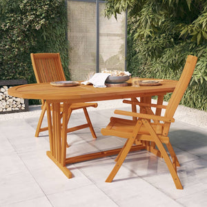 NNEVL Garden Table 200x100x75 cm Solid Wood Eucalyptus