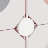 NNEVL Cube Storage Cabinet for Kids with 6 Cubes Pink PP