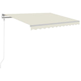 NNEVL Automatic Retractable Awning 300x250 cm Cream