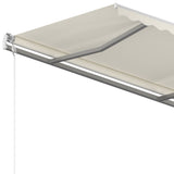 NNEVL Automatic Retractable Awning 300x250 cm Cream