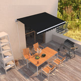 NNEVL Automatic Retractable Awning 300x250 cm Anthracite