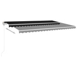 NNEVL Automatic Retractable Awning 500x300 cm Anthracite