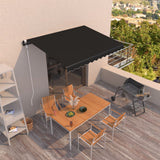 NNEVL Automatic Retractable Awning 350x250 cm Anthracite