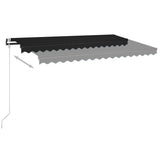 NNEVL Automatic Retractable Awning 450x300 cm Anthracite