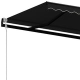 NNEVL Automatic Retractable Awning 450x300 cm Anthracite
