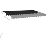NNEVL Automatic Retractable Awning 400x350 cm Anthracite