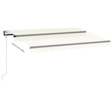 NNEVL Automatic Awning with LED&Wind Sensor 300x250 cm Cream
