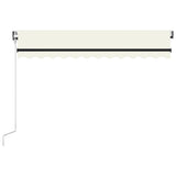 NNEVL Automatic Awning with LED&Wind Sensor 300x250 cm Cream