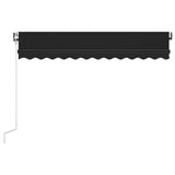 NNEVL Automatic Awning with LED&Wind Sensor 350x250 cm Anthracite