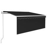 NNEVL Automatic Retractable Awning with Blind 3.5x2.5m Anthracite