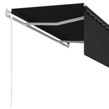 NNEVL Automatic Retractable Awning with Blind 3.5x2.5m Anthracite