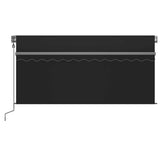 NNEVL Automatic Retractable Awning with Blind 3.5x2.5m Anthracite