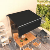 NNEVL Automatic Retractable Awning with Blind 3.5x2.5m Anthracite
