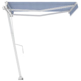 NNEVL Freestanding Automatic Awning 300x250cm Blue/White